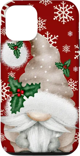Vista 28 de Aesthetic Snowflake Cute Winter Gnome for Christmas Grandma Case for iPhone 17