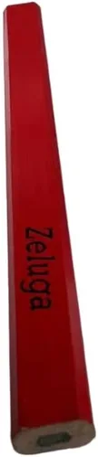 Vista 3 de Zeluga 23-273 72 lápices de carpintero, herramientas octogonales de marcado plano octogonal de 7 pulgadas, plomo negro duro para construcción