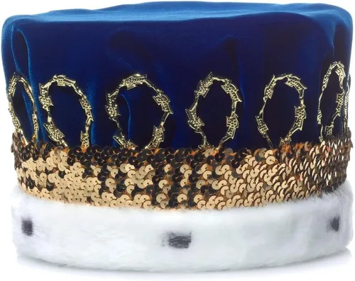 Vista 13 de Corona de terciopelo con lentejuelas y Amelia Tiara Royalty Set