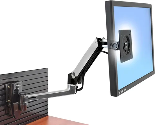 Vista 4 de Ergotron Soporte Slatwall - Complemento para brazos de monitor montados en la pared