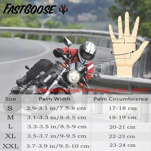 Vista 5 de Guantes para Motocicleta y Moto de Tierra - Guantes para Motocross, Moto y ATV para Carreras Todo Terreno, Deportes de Ciclismo