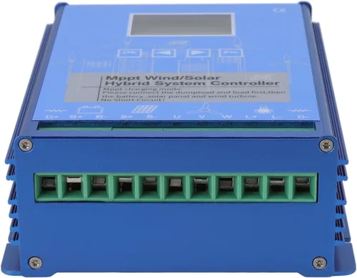 Vista 8 de Controlador de carga solar de viento de 24 V 48 V pantalla LCD, modo de carga MPPT universal para controlador de carga inteligente fuera de la red