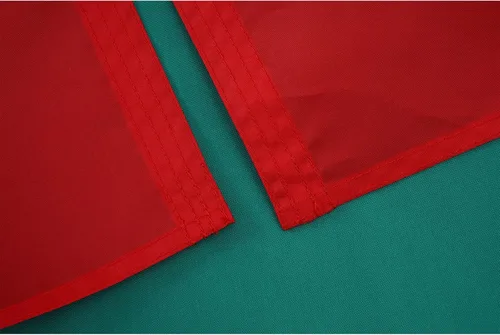 Vista 4 de Homissor Bandera mexicana Bandera de México, banderas bordadas de 3 x 5 pulgadas, rayas cosidas, banderas nacionales MX resistentes, poliéster