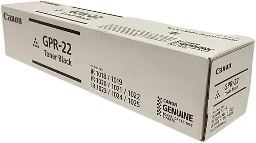 Vista 5 de Canon GPR-22 Cartucho de tóner negro 8400 Rendimiento para imageRUNNER 1023, 1025