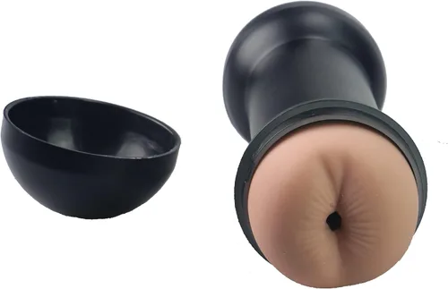Vista 7 de Get Lucky Masturbador masculino Quickies - Doble A2M - Textura realista de piel real, túnel acanalado oral y anal, resistente al agua, fácil