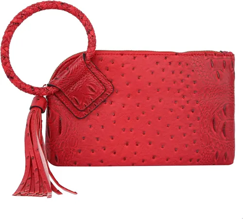 Vista 55 de Monedero de mano para mujer, cartera de noche con correa de mano, informal, formal, de cuero vegano, Metro Muse