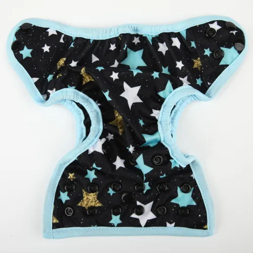 Vista 3 de Pañal para bebé recién nacido 8lbs-10lbs (estrellas)