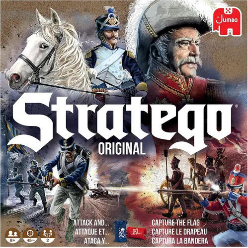Vista 4 de Jumbo, Stratego - Juego de mesa original de estrategia, 2 jugadores, mayores de 8 años