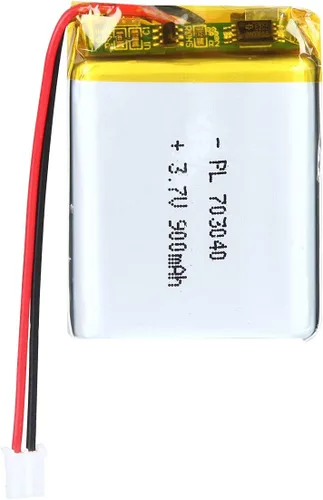 Vista 58 de Batería de 3.7V 200mAh 502025 Li-ion Li-Po recargable de iones de litio con conector de paso de 2P PH 0.079 in