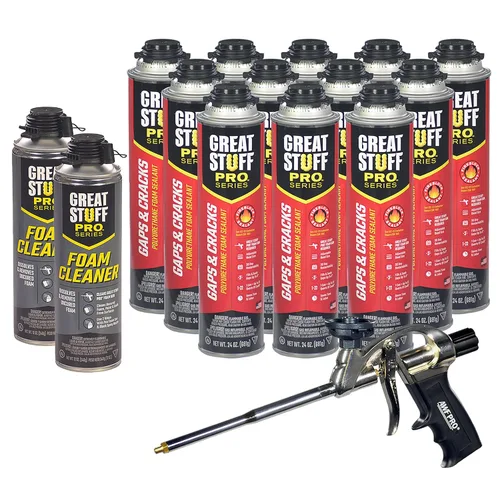 Vista 10 de GREAT STUFF PRO Gaps & Cracks - Kit de sellador de aislamiento de espuma