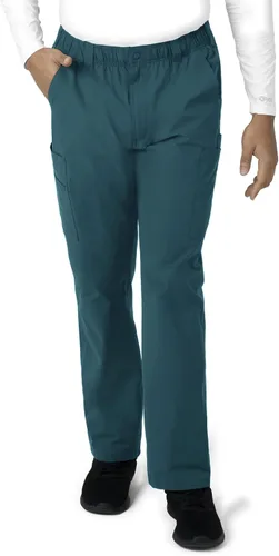 Vista 18 de Carhartt Ropa quirúrgica para hombre, Force Essentials, pantalones cargo de pierna recta, con 9 bolsillos Negro