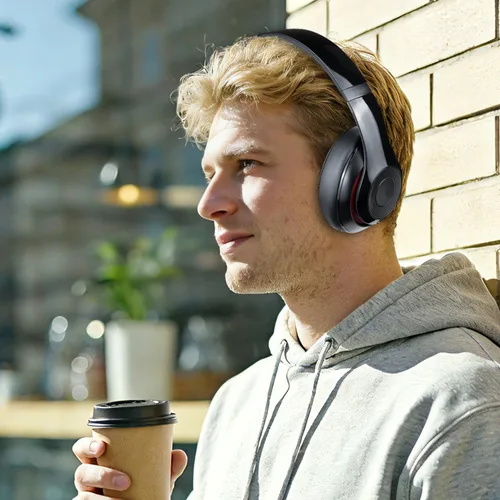 Vista 4 de SOPROM Funda de reemplazo de diadema de goma para auriculares Beats Studio 2 y Studio 3 con cable y inalámbricos, accesorios de reparación