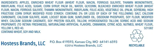 Vista 3 de Hostess Fruit Pie, Manzana, 4.25 oz