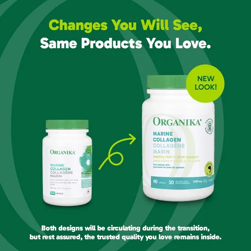 Vista 2 de Organika Colágeno de salmón, 150 mg, 90