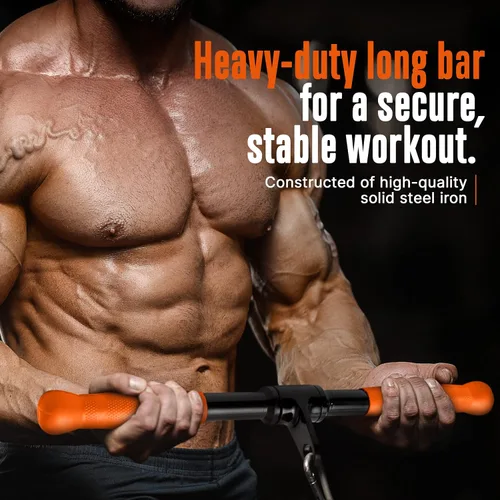 Vista 5 de SQUATZDouble D Row Handle Cable Attachment - Non-Slip Handles for Weight Workout with 360 Degree Rotational Knuckle