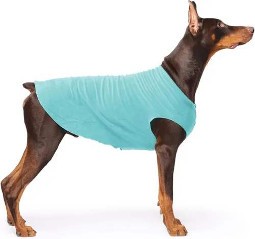 Vista 109 de Abrigo elástico de lana para perro, ropa suave y cálida para perro, suéter elástico para mascotas, lavable en lavadora, ecológico, para todo el año
