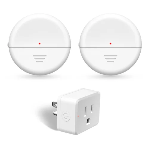 Vista 140 de NineLeaf - Enchufe de salida de control remoto, interruptor de luz de encendido y apagado inalámbrico desmontable 500FT Light Plug Decorator
