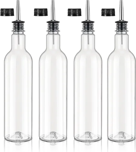 Vista 8 de 2 Pack 25 oz Syrup Bottle with Spout Pourer and Cap