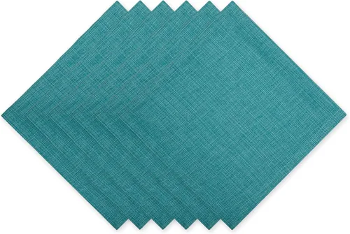 Vista 46 de DII - Colección de mesa jaspeado, juego de manteles individuales, 3x19 pulgadas, albaricoque, 6 piezas