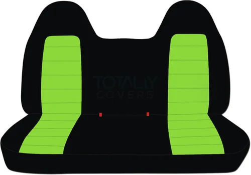 Vista 20 de Totally Covers Compatible con Ford F-150 F-250 F-350 1992-1998 Fundas de Asientos de Camión de Dos Tonos (Banco Sólido Delantero/Trasero) con/sin