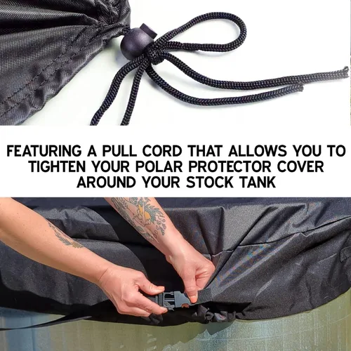 Vista 7 de Polar Protector - Cubierta de tanque de 2 x 2 x 4 pulgadas, terapia de agua helada, cubierta de agua fría para tanque galvanizado, impermeable, a
