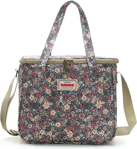 Vista 14 de Lonchera térmica reutilizable con aislamiento térmico linda para mujeres adultas, trabajo, oficina, viajes al aire libre, picnic, playa, barbacoa