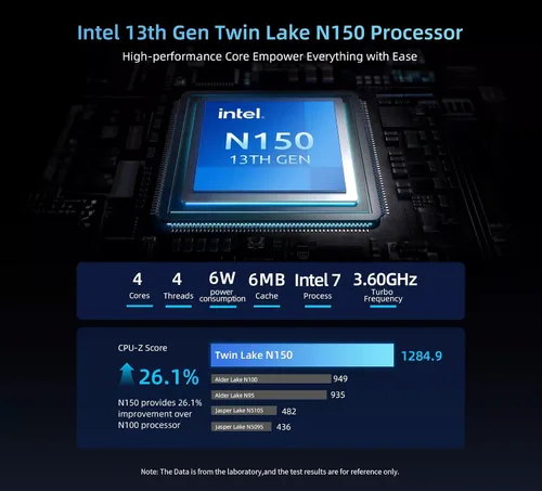 Vista 6 de HP 14 Laptop Student Business 2025 Flagship Computer, Copilot de IA, CPU Intel de 4 núcleos de 13ª generación, 16GB de RAM, 628GB de almacenamiento