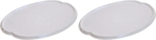 Vista 3 de Van Ness Mascotas Pequeño Impermeable Alimentos Y Agua Bowl Mat Para Perros y Gatos