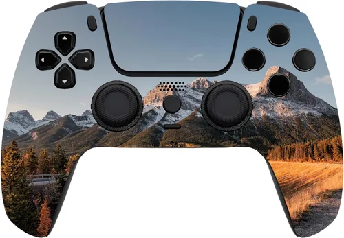 Vista 7 de ProControllers LLC Custom Wireless Controller for PS5 - Hand Airbrushed & Multiple Designs Available (Alligator)