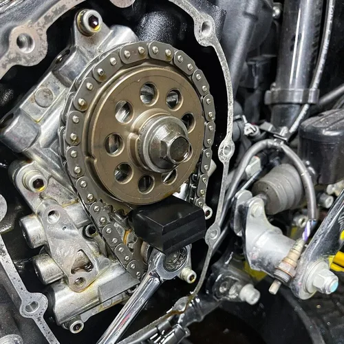 Vista 2 de Mofun Herramienta de bloqueo de piñón de leva compatible con Harley M8 Modelo Touring Modelo 2017-UP, Softail 2018-UP