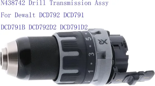 Vista 3 de Conjunto de transmisión de taladro N438742 para Dewalt DCD792 DCD791 DCD791B DCD792D2 DCD791D2