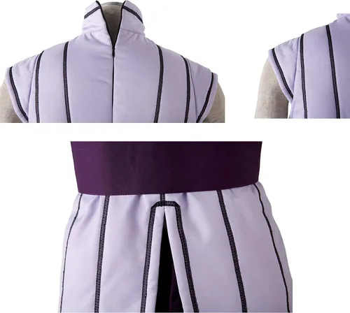 Vista 8 de Hyuga Hinata - Disfraz de Hinata, el último traje de 6 piezas para adultos, Halloween, cosplay para niños, disfraz para niños, los mejores regalos