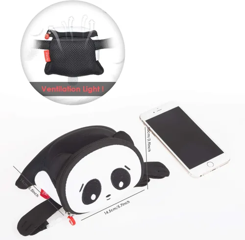 Vista 5 de Termichy - Bolsa de cintura para niños, lindo paquete de amigos en 3D, opción de regalo para adolescentes, niños pequeños y niñas, van de viaje