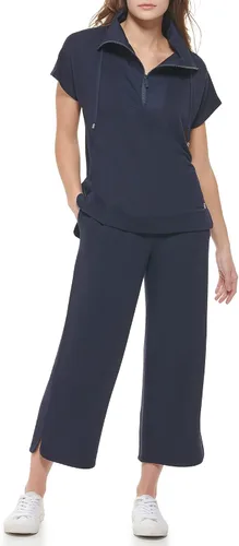 Vista 2 de Calvin Klein Pijama de rizo francés pequeño con cremallera para mujer