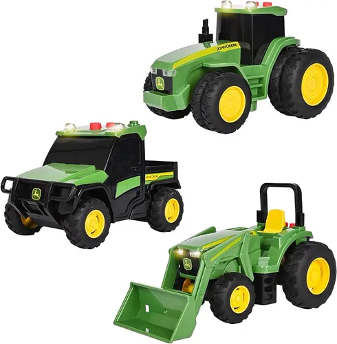 Vista 8 de John Deere Juego de 3 luces realistas y sonido de 5 pulgadas de vehículos de construcción agrícola