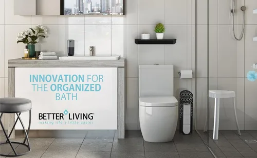 Vista 9 de Better Living Products 76245-1 AVIVA - Dispensador de dos cámaras, cromado