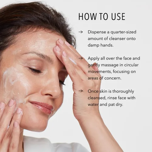 Vista 4 de HydroPeptide Limpiador exfoliante, renovación energizante. Exfoliación suave y lavado facial con péptidos que promueven el colágeno, 6.76 onzas