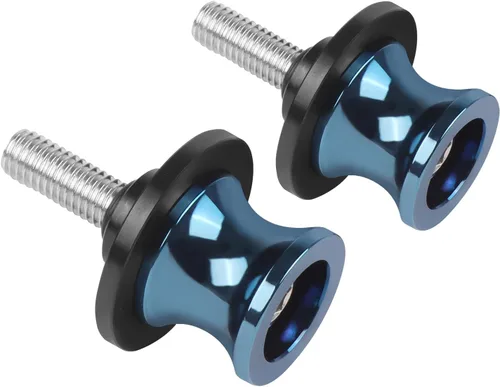 Vista 6 de Worldmotop - 2 carretes de brazo oscilante de motocicleta M6 X1.25 de 0.236 in, carretes de basculante deslizadores de repuesto para Yamaha YZF R1