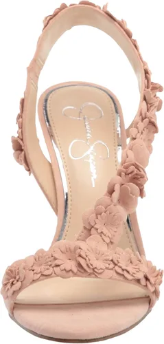 Vista 2 de Jessica Simpson Sandalias de vestir con adornos Jessin para mujer