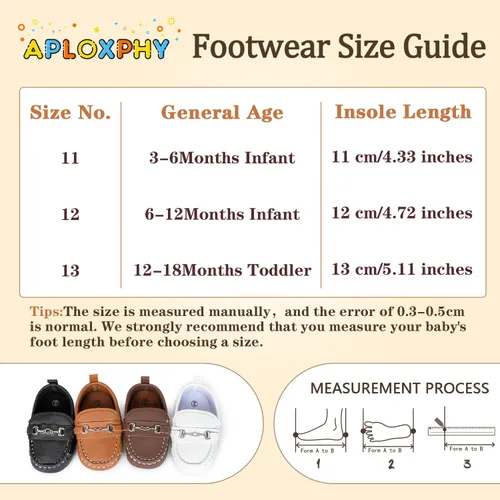 Vista 6 de Aploxphy Mocasines clásicos para bebés, niñas y niños, zapatos de vestir Oxford para bebés y niñas, zapatos de vestir para precaminantes, mocasines