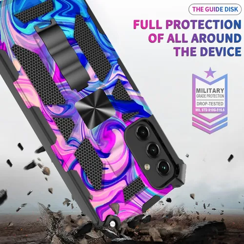 Vista 7 de Funda de Estados Unidos para Samsung Galaxy S23 Plus de 6.6 pulgadas con (2 unidades) protector de pantalla de vidrio templado