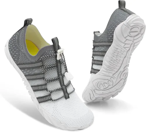 Vista 16 de XIHALOOK Zapatos deportivos de senderismo para mujer y hombre, de secado rápido, descalzos para playa, caminar, kayak, surf, entrenamiento