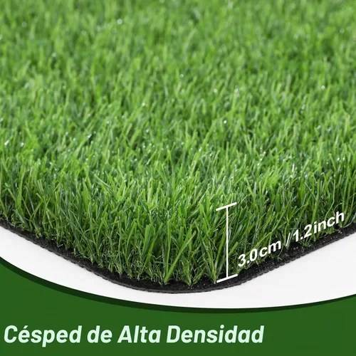 Vista 5 de LINLA Alfombra de césped artificial para puerta de 32 x 20 pulgadas