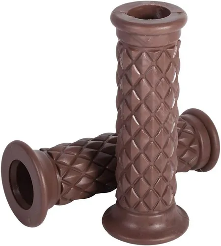 Vista 7 de Manija de hule antideslizante para manubrio de motocicleta 7/8", Marrón