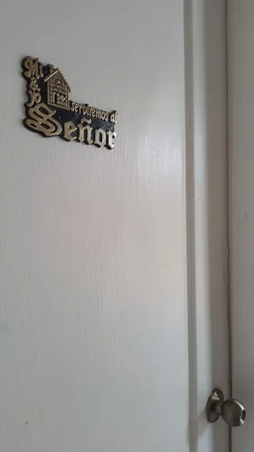 Vista 2 de Mi casa y yo serviremos al Señor, para puerta delantera, de pared