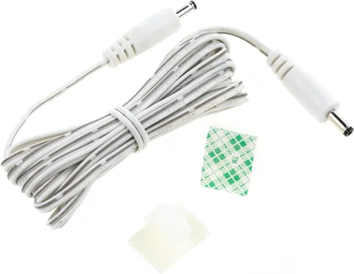 Vista 11 de EShine, cable de interconexión, para LED bajo el gabinete con gancho para cable para una cómoda instalación Negro