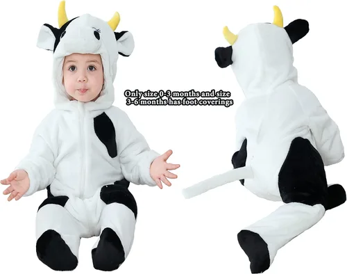 Vista 4 de TONWHAR Baby Boy's Girl's Animal Bodysuit Infant And Toddler's Romper Jumpsuit Halloween Costume Partywear