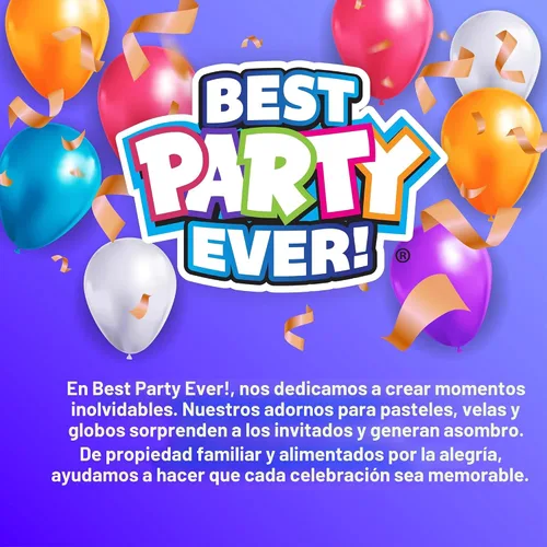Vista 8 de BEST PARTY EVER! Velas de cumpleaños de luz rápida, increíble reacción en cadena, iluminando una vela las enciende todas, multicolor, ideal