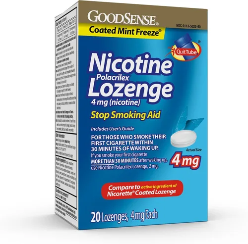 Vista 12 de GoodSense - Mini pastillas Polacrilex de nicotina de 4 mg, hielo de cereza