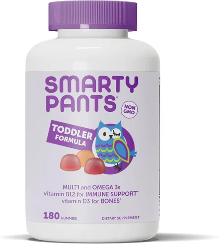 Vista 9 de SmartyPants Gomitas multivitamínicas Toddler Plus, vitamina D, Omega 3, 120